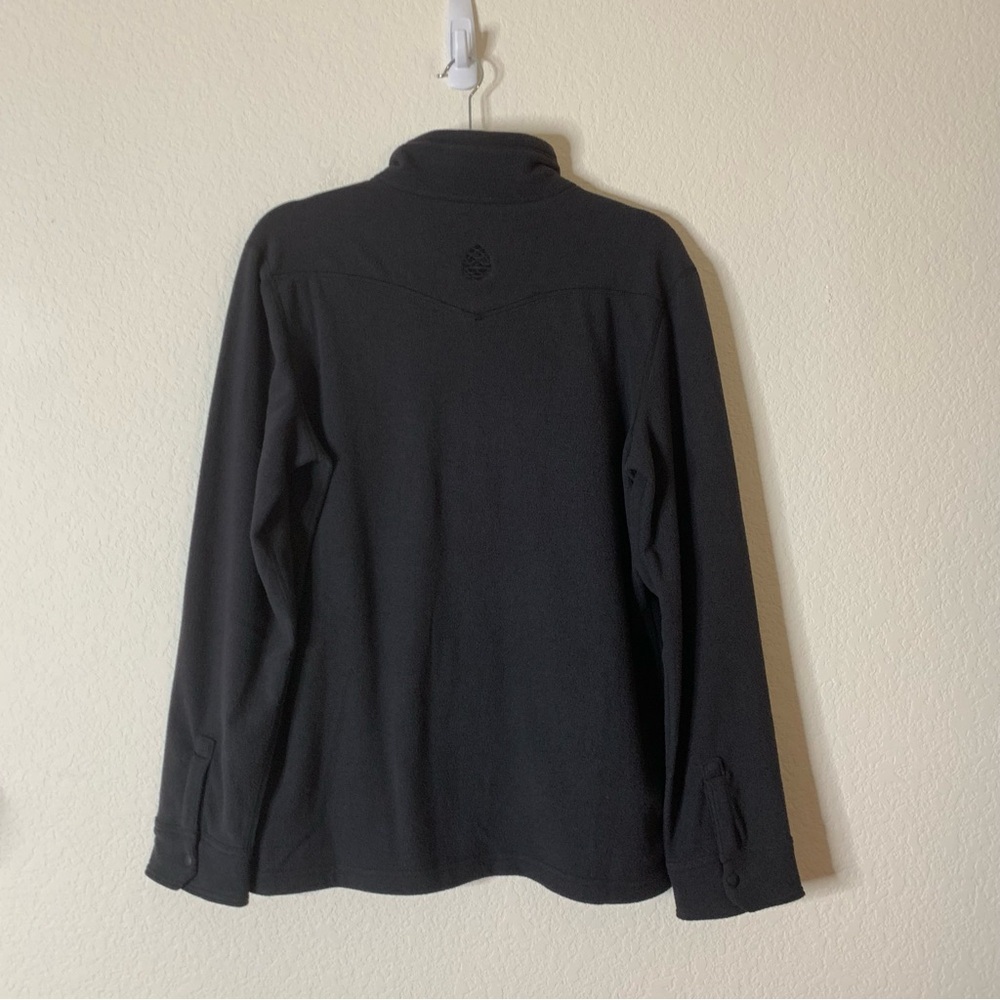 Stio Mens Black Turpin 1/4 zip fleece sweater M - Picture 10 of 12